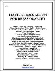 Festive Brass Album 2 Trumpets 2 Trombones P.O.D. cover